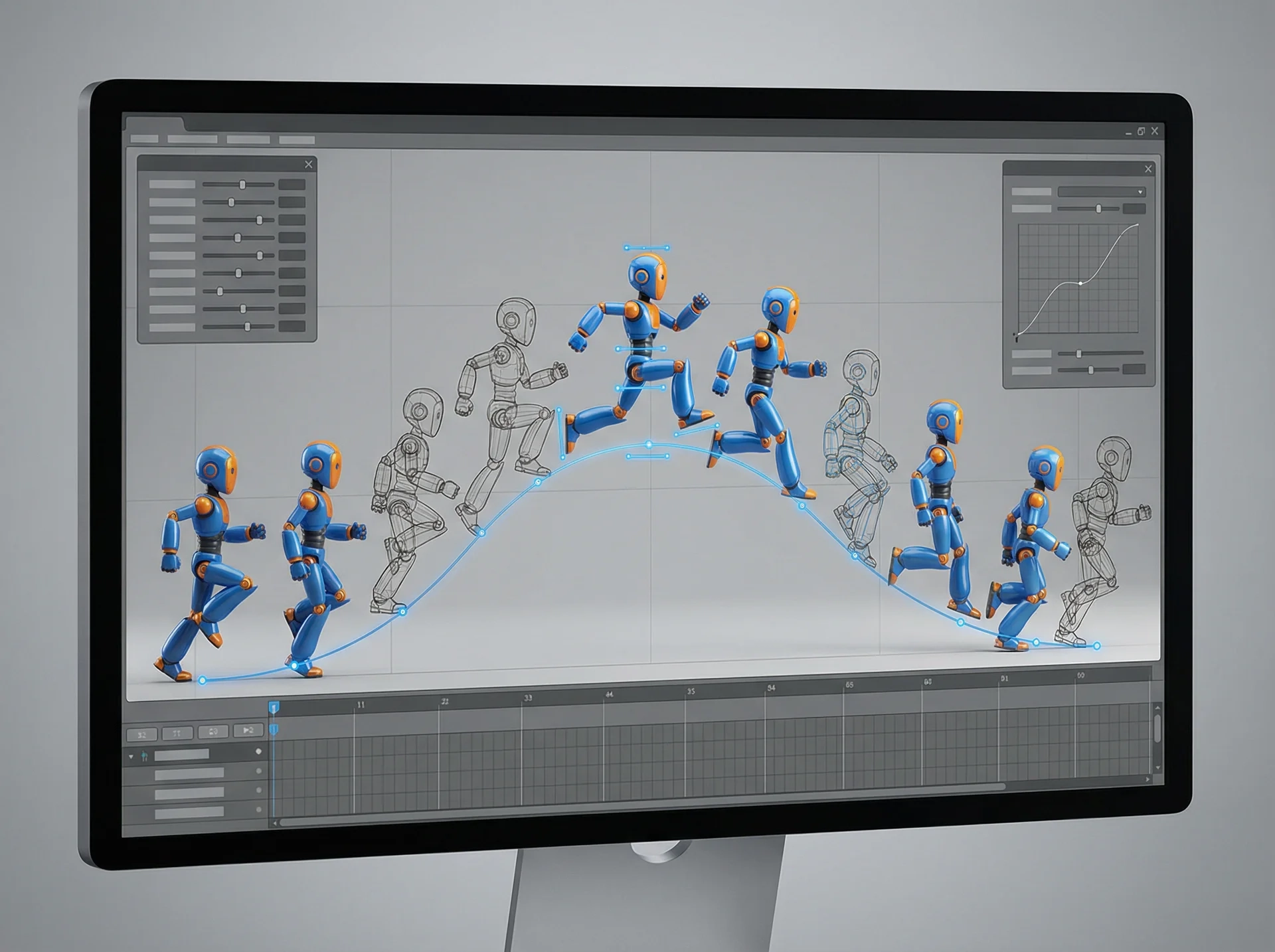 Motion control workflow with orientation settings